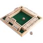 Deluxe 4 pelaajan Shut The Box Wooden Board Classic noppapeli hinta ja tiedot | Lautapelit ja älypelit | hobbyhall.fi