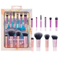 Meikkisiveltimet ja tarvikkeet, Travel Fantasy Mini Makeup Brush Kit, 10 osainen setti synteettisillä harjaksilla hinta ja tiedot | Meikkisiveltimet ja meikkisienet | hobbyhall.fi