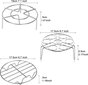 Keittiövälineet, ruostumattomasta teräksestä valmistettu höyryteline Instant Potille, 3-osainen keittolevy hinta ja tiedot | Keittiövälineet | hobbyhall.fi