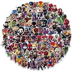 100 kpl supersankari Avengers -tarroja Superhero hinta ja tiedot | Koristeet ja tarrat | hobbyhall.fi