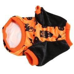 Koiran kurpitsapaita Kissa Bat House Pattern Elastity Pehmeä Pehmo Halloween Lemmikkipaita Lemmikkipuku pienelle koirakissalle XL hinta ja tiedot | Koiran vaatteet | hobbyhall.fi