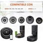 4 kpl renkaat yhteensopiva IROBOT ROOMBA Robot 500 600 700 800 I7 S9 Irobot DB Black hinta ja tiedot | Pölynimureiden lisätarvikkeet | hobbyhall.fi