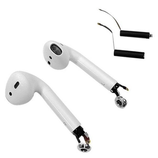 2 kpl Vaihdettava akku Airpods 1 ja 2 sukupolven akulle Musta hinta ja tiedot | Kuulokkeiden tarvikkeet | hobbyhall.fi