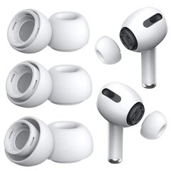 AirPods Pro 2 korvatulpat - (S, M, L) White hinta ja tiedot | Kuulokkeiden tarvikkeet | hobbyhall.fi