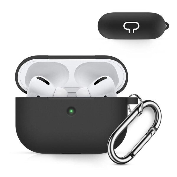 AirPods Pron paksu silikonikotelo - Musta Black hinta ja tiedot | Kuulokkeiden tarvikkeet | hobbyhall.fi