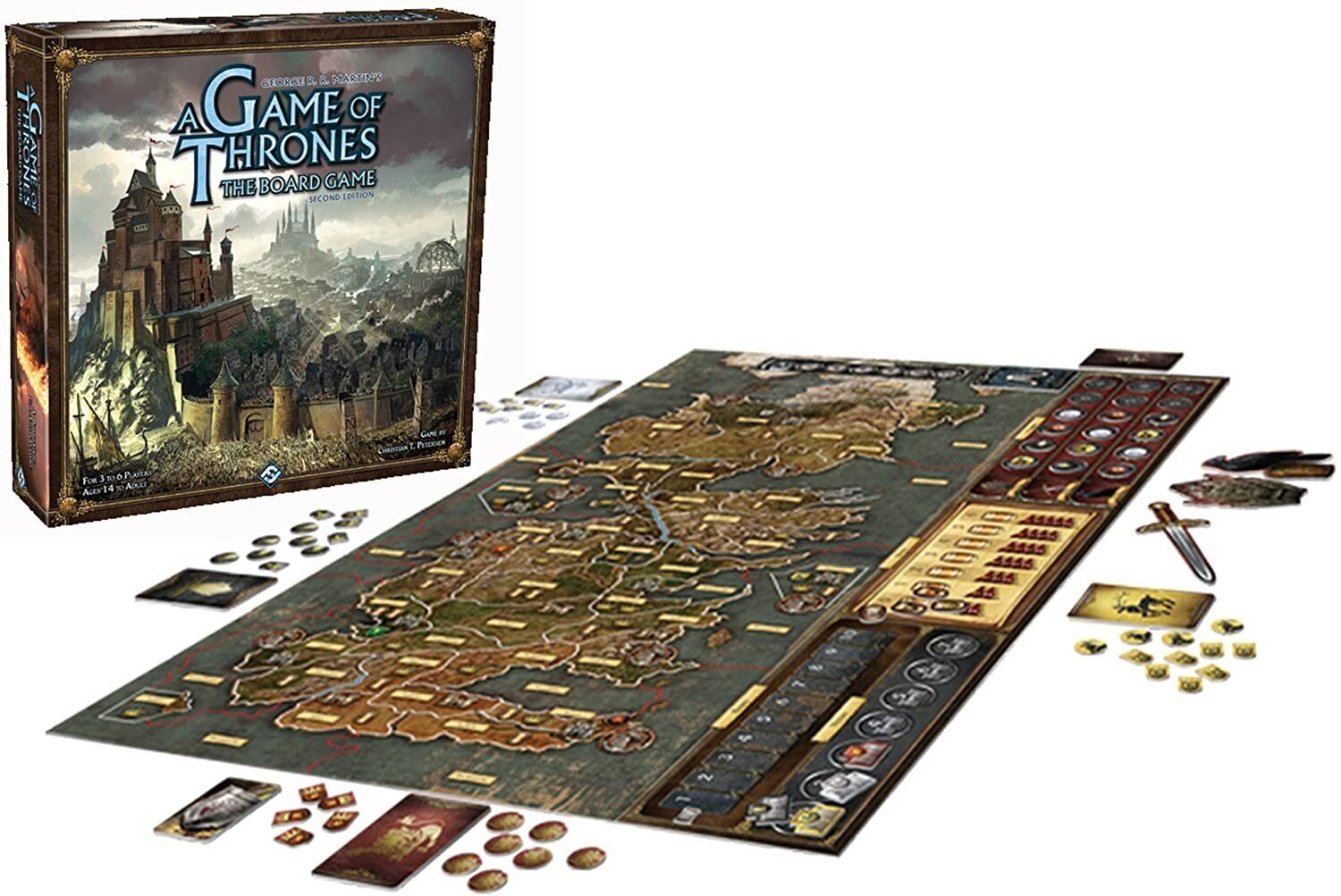 Lautapeli A Game Of Thrones Board Game - 2nd Edition (English) hinta ja tiedot | Lautapelit ja älypelit | hobbyhall.fi