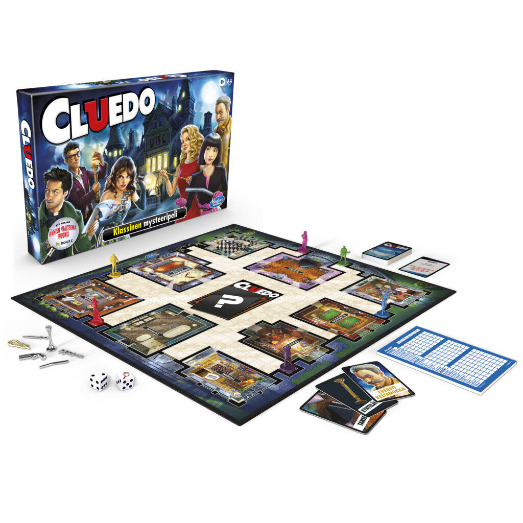 Lautapeli Hasbro Cluedo, suomeksi hinta ja tiedot | Lautapelit ja älypelit | hobbyhall.fi