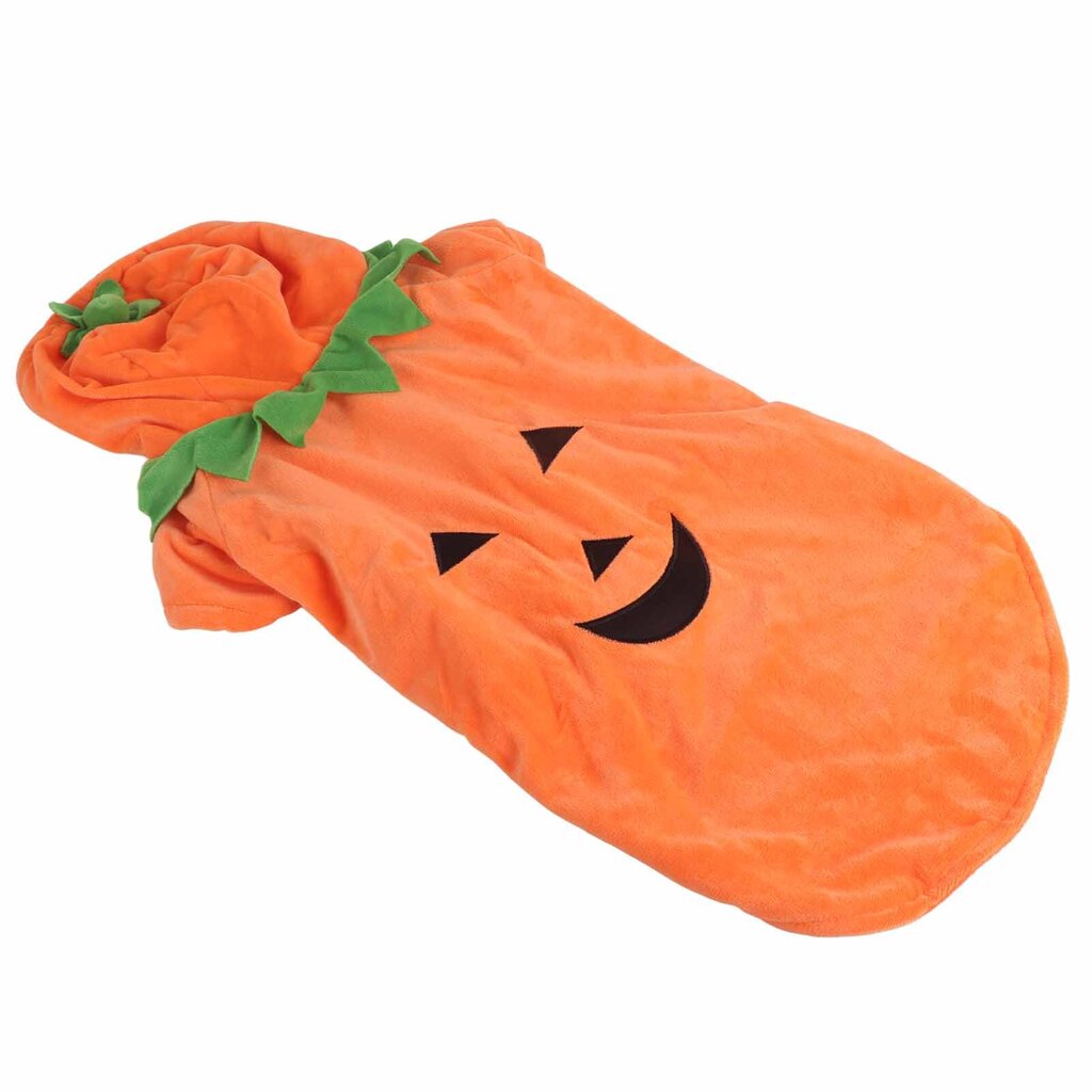 Halloween Pumpkin Koiran vaatteet Söpö lämmin koiraasu keskikokoisille koirille Syksy Talvioranssi 3XL hinta ja tiedot | Koiran vaatteet | hobbyhall.fi