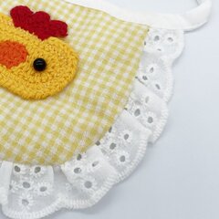 Pet Bandana Cotton Plaid Tuuleta söpö sarjakuva eläinkuvioinen koiran ruokalappu Bichon Nalle Pomeranian Little Keltainen Kana hinta ja tiedot | Koiran vaatteet | hobbyhall.fi