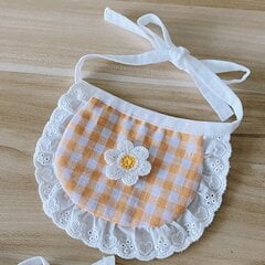 Koiran bandana söpö muodikas ruudullinen kuvio Hymiö Face Pienet koiran ruokalaput Bichon Teddy Pomeranian Orange hinta ja tiedot | Koiran vaatteet | hobbyhall.fi