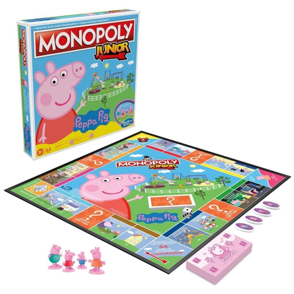 Lautapeli Hasbro Monopoly Junior Pipsa Possu hinta ja tiedot | Lautapelit ja älypelit | hobbyhall.fi