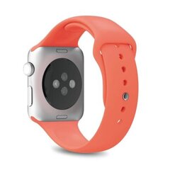 Puro - Apple Watch -ranneke 42-44 mm S/M & M/L - Living Coral hinta ja tiedot | Puhelimen lisätarvikkeet | hobbyhall.fi