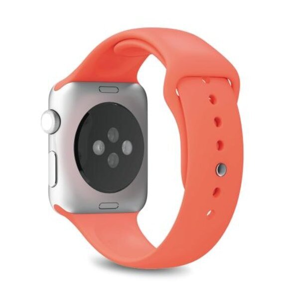 Puro - Apple Watch -ranneke 42-44 mm S/M & M/L - Living Coral hinta ja tiedot | Puhelimen lisätarvikkeet | hobbyhall.fi