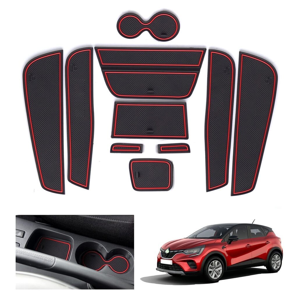 Renault Captur 1 Automatic 2013-2018 Liukumattomat matot hinta ja tiedot | Auton sisätilatarvikkeet | hobbyhall.fi