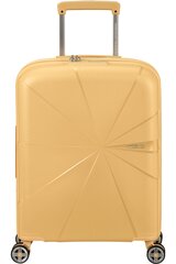 American Tourister Starvibe Spinner Metallic Banana 55 cm, hinta ja tiedot | Matkalaukut ja matkakassit | hobbyhall.fi