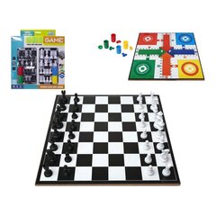 Pelipöytä shakille ja shakille, 35 x 30 cm hinta ja tiedot | Lautapelit ja älypelit | hobbyhall.fi
