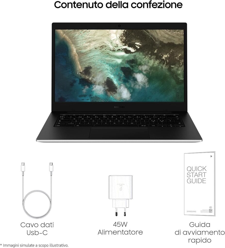 Samsung Galaxy Chromebook Go 14 4/64GB Chrome OS hinta ja tiedot | Kannettavat tietokoneet | hobbyhall.fi