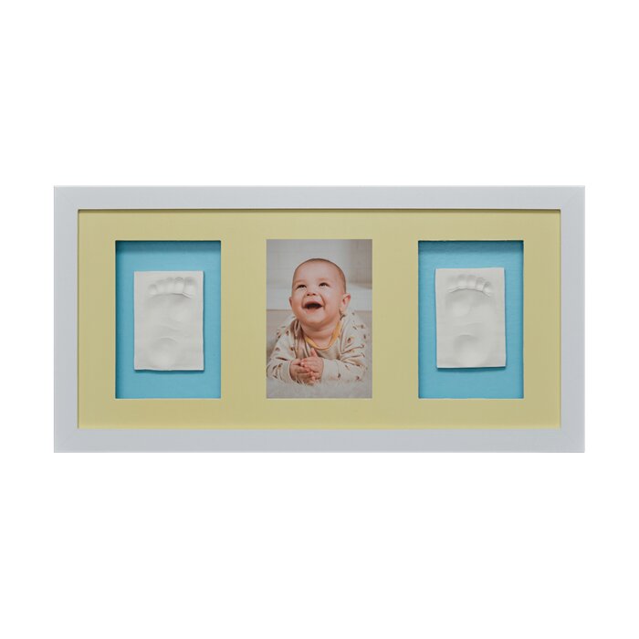 BABY MEMORY PRINTS -kehys kolmelle, valkoinen, BMP.050 hinta ja tiedot | Kipsisetit ja valokuvakehykset | hobbyhall.fi