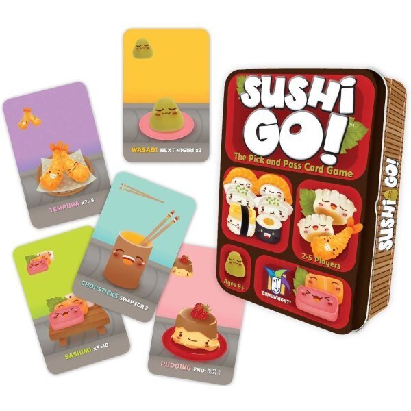 Pelin kirjoittaja | Sushi Go -peli | Korttipeli | Ikärajat 8+ | 2-5 pelaajaa | Peliaikaa 15 minuuttia hinta ja tiedot | Lautapelit ja älypelit | hobbyhall.fi