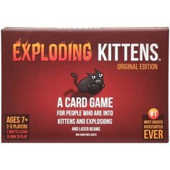 Exploding Kittens - korttipeli | Perheystävällinen juhlapeli | Venäläinen ruletti | englanti | Ikä 7+ | 2–5 pelaajaa[HK] hinta ja tiedot | Lautapelit ja älypelit | hobbyhall.fi