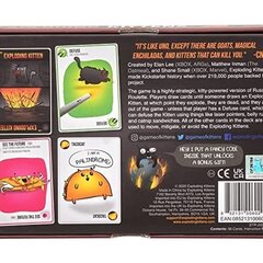 Exploding Kittens - korttipeli | Perheystävällinen juhlapeli | Venäläinen ruletti | englanti | Ikä 7+ | 2–5 pelaajaa[HK] hinta ja tiedot | Lautapelit ja älypelit | hobbyhall.fi