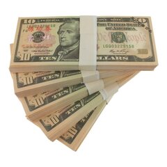 Fun Pretend Money - 100 seteliä, American Twist Green hinta ja tiedot | Lautapelit ja älypelit | hobbyhall.fi