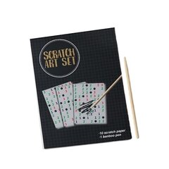 Scratch Paper Art Set Korttipeli Lautapeli Halloween-tarvikkeille Juhlapelityyli B hinta ja tiedot | Lautapelit ja älypelit | hobbyhall.fi