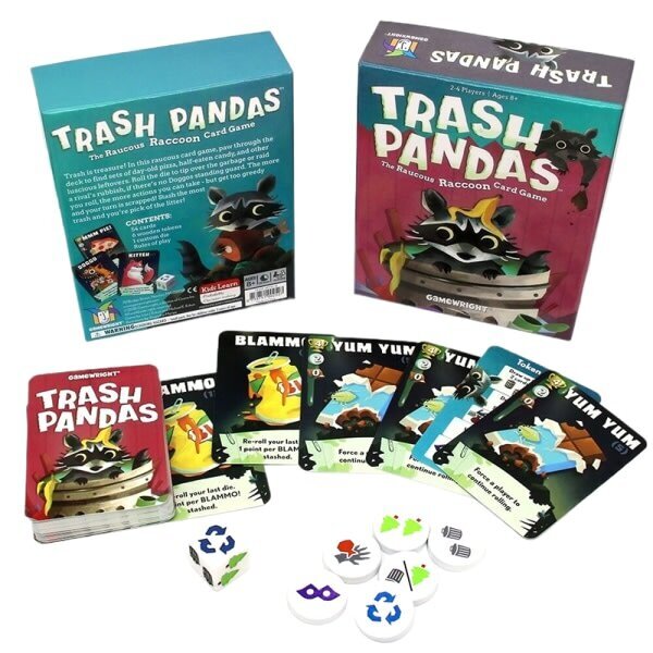 Trash Pandas - Kova pesukarhukorttipeli hinta ja tiedot | Lautapelit ja älypelit | hobbyhall.fi