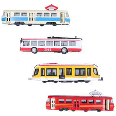 HighSpeed ​​Railway Bus Model Pullback Vehicle Collection -mallilelu lapsille (C-ryhmä) hinta ja tiedot | Kiskovalaisimet ja valokiskot | hobbyhall.fi