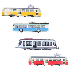 HighSpeed ​​Railway Bus Mallin PullBack Vehicle Collection -mallilelu lapsille (D-ryhmä) hinta ja tiedot | Kiskovalaisimet ja valokiskot | hobbyhall.fi