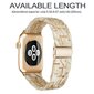 IC Yhteensopiva Apple Watch -ranneke 38-40 mm / 42-44 mm Series 5/4/3/2/1, Ohut Hartsiranneke - 42-44 mm - Silk White hinta ja tiedot | Älykellojen ja aktiivisuusrannekkeiden lisätarvikkeet | hobbyhall.fi