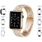 IC Yhteensopiva Apple Watch -ranneke 38-40 mm / 42-44 mm Series 5/4/3/2/1, Ohut Hartsiranneke - 42-44 mm - Silk White hinta ja tiedot | Älykellojen ja aktiivisuusrannekkeiden lisätarvikkeet | hobbyhall.fi