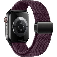 Sport Solo Loop yhteensopiva Apple Watch Band 38 mm 40 mm 41 mm naisille ja miehille, säädettävä magneettinen joustava nylon 9 8 7 6 5 4 3 Ultra 2 hinta ja tiedot | Älykellojen ja aktiivisuusrannekkeiden lisätarvikkeet | hobbyhall.fi