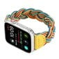 Apple Watch Series 6 / 5 44mm kudottu punottu kellonauha - Keltainen Naamiointi Yellow hinta ja tiedot | Älykellojen ja aktiivisuusrannekkeiden lisätarvikkeet | hobbyhall.fi