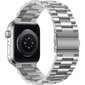 Apple Watch -yhteensopiva ranneke 42/44/45mm Hopea hinta ja tiedot | Älykellojen ja aktiivisuusrannekkeiden lisätarvikkeet | hobbyhall.fi