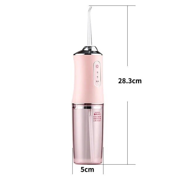 Dental Water Flosser Spotlight Professional suuhuuhtelulaite Kannettava hammaslanka Terveempi hampaiden valkaisuaine Pinkki hinta ja tiedot | Sähköhammasharjan vaihtoharjat | hobbyhall.fi