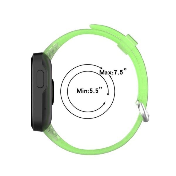 Xiaomi Mi Watch Lite / Redmi Watch läpinäkyvä kellonauha - Läpinäkyvä Ruusu Punainen Pink hinta ja tiedot | Älykellojen ja aktiivisuusrannekkeiden lisätarvikkeet | hobbyhall.fi