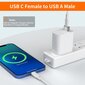 4 kpl USB C -naaras-USB-urossovitin, tyypin C - USB-laturisovitin Apple iWatch Watch Series 7 SE:lle, iPhone 11 12 13 14 15 16 Pro Maxille, Samsung Galaxy S24 S23 S22:lle, Google Pixel 6 XL:lle, iPad Prolle hinta ja tiedot | Adapterit | hobbyhall.fi