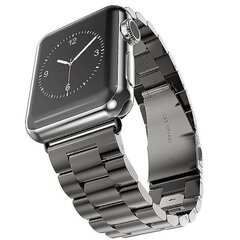 Ruostumattomasta teräksestä valmistettu ranneke Apple Watchille - 40mm/44mm, 38mm/42mm - Sport Metal Watchband iWatch 5/4/3/2/1 44mm ruusukulta hinta ja tiedot | Älykellojen ja aktiivisuusrannekkeiden lisätarvikkeet | hobbyhall.fi