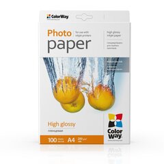 ColorWay High Glossy Photo Paper, 100 sheets, A4, 200 g hinta ja tiedot | ColorWay Koulutarvikkeet | hobbyhall.fi