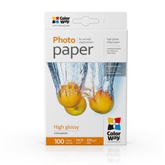 ColorWay High Glossy Photo Paper, 100 sheets, 10x15, 230 g hinta ja tiedot | ColorWay Lapset | hobbyhall.fi