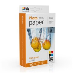 ColorWay High Glossy Photo Paper, 100 sheets, 10x15, 230 g hinta ja tiedot | Vihkot, muistikirjat ja paperit | hobbyhall.fi