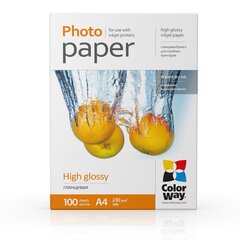 ColorWay High Glossy Photo Paper, 100 sheets, A4, 230 g hinta ja tiedot | Vihkot, muistikirjat ja paperit | hobbyhall.fi