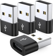 4 kpl USB C -naaras-USB-urossovitin, tyypin C - USB-laturisovitin Apple iWatch Watch Series 7 SE:lle, iPhone 11 12 13 14 15 16 Pro Maxille, Samsung Galaxy S24 S23 S22:lle, Google Pixel 6 XL:lle, iPad Prolle hinta ja tiedot | Adapterit | hobbyhall.fi