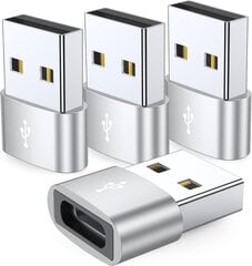 4 kpl USB C -naaras-USB-urossovitin, tyypin C - USB-laturisovitin Apple iWatch Watch Series 7 SE:lle, iPhone 11 12 13 14 15 16 Pro Maxille, Samsung Galaxy S24 S23 S22:lle, Google Pixel 6 XL:lle, iPad Prolle hinta ja tiedot | Adapterit | hobbyhall.fi