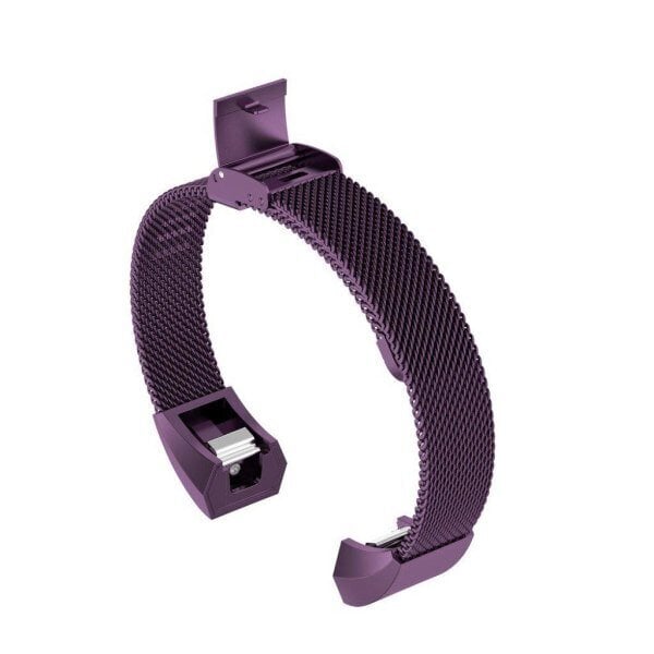 Fitbit Ace / Alta ruostumattomasta teräksestä valmistettu ranneke - Tumma Violetti Purple hinta ja tiedot | Älykellojen ja aktiivisuusrannekkeiden lisätarvikkeet | hobbyhall.fi