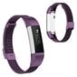 Fitbit Ace / Alta ruostumattomasta teräksestä valmistettu ranneke - Tumma Violetti Purple hinta ja tiedot | Älykellojen ja aktiivisuusrannekkeiden lisätarvikkeet | hobbyhall.fi