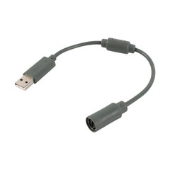 Vaihtojohdon ohjaimen USB Breakaway -sovittimen liitäntäkaapeli XBOX360 harmaalle hinta ja tiedot | Adapterit | hobbyhall.fi