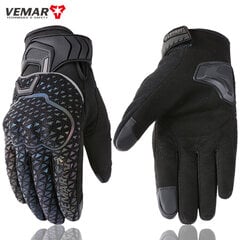 (xsVE-17 Grey)Kesä Uudet Moottoripyöräkäsineet Naiset Miehet Moottoripyöräily Käsineet BMX ATV MTB Off-Road Gloves Ratsastaja Urheilu Suojakäsineet Guantes Moottoripyöräkäsineet hinta ja tiedot | Pyöräilyhanskat | hobbyhall.fi