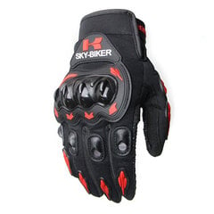 (XLSKY-JianTou-Red)Moottoripyöräkäsineet Hengittävät Full Finger Racing Hands Outdoor Sports Protection Riding Cross Dirt Bike Käsineet Guantes Moto Uudet Moottoripyöräkäsineet hinta ja tiedot | Pyöräilyhanskat | hobbyhall.fi